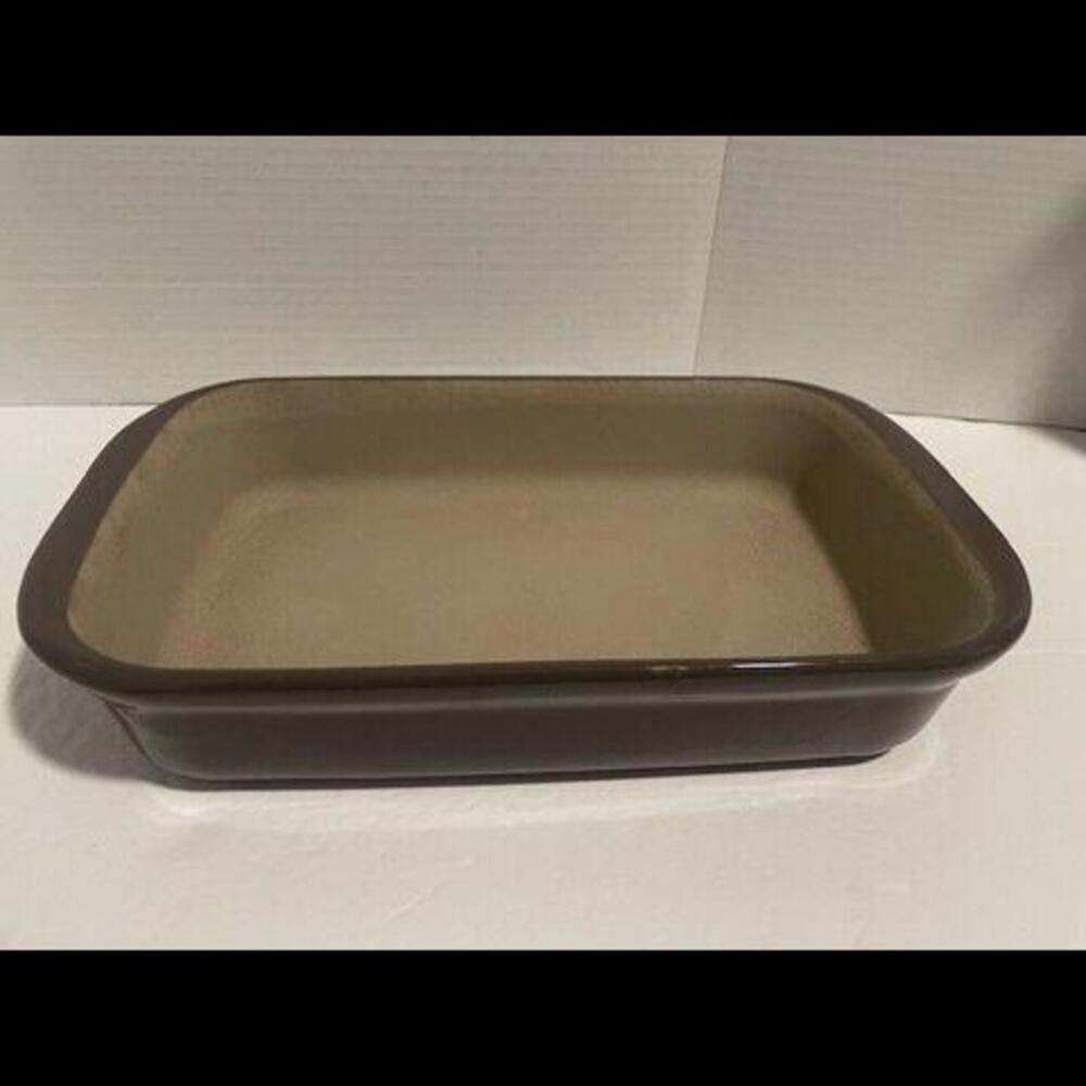 Pampered Chef Gray 2 Q 7x11x2